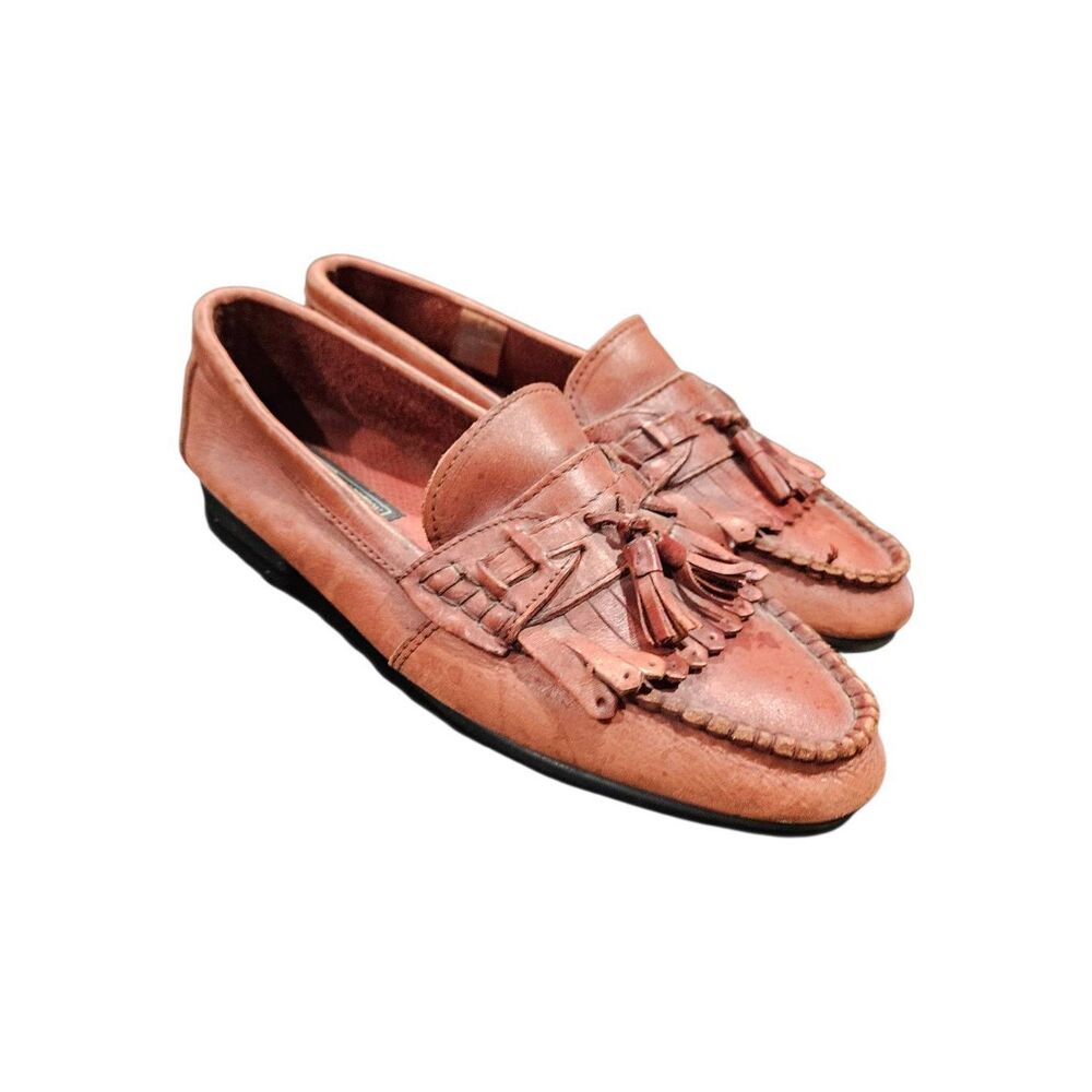 The Leather Collection Mens Oxford Loafers Mens Size 12 - Picture 3 of 10